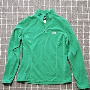 The North Face Green Fleece Pullover. Womens Large